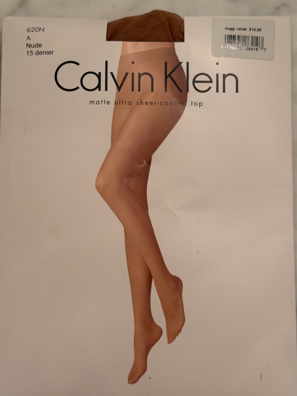 Calvin Klein ultra sheer control top nylon stockings. Never worn